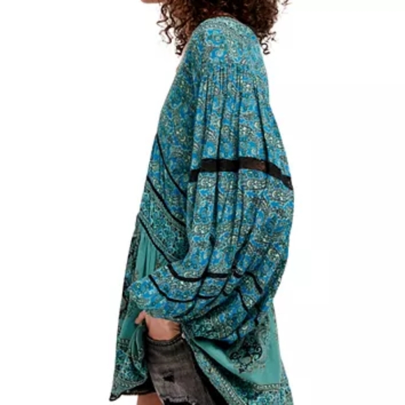 NWT Free People Luna Scarf Print Tunic - Picture 2 of 3